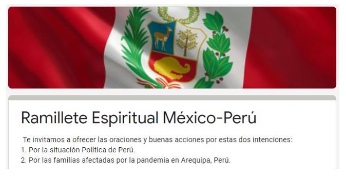 Ramillete Espiritual 3 noviembre 2021